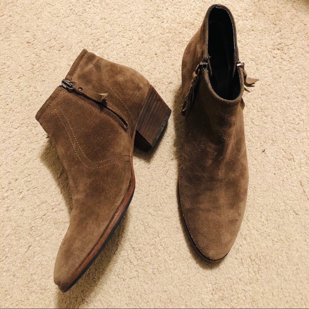 Aquatalia Suede Booties - size 9
